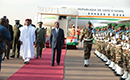 Arrivée du Président de la République, S.E.M Alassane Ouattara, à Niamey