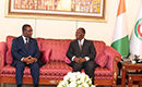 Entretien du Président de la République, S.E.M. Alassane OUATTARA avec le Premier Ministre du Togo