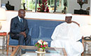 Entretien du Président de la République, S.E.M. Alassane Ouattara, avec le Premier Ministre du Burkina Faso, M. Paul Kaba THIEBA