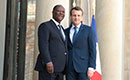 Entretien du Président de la République, S.E.M. Alassane Ouattara, avec son homologue français, S.E.M. Emmanuel Macron