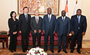 Entretien de S.E.M. Alassane OUATTARA, avec l`Ambassadeur extraordinaire et plénipotentiaire , M. Yoshifumi OKAMURA