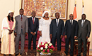 Entretien du Président de la République, S.E.M. Alassane Ouattara, avec la Présidente de la Cour de Justice de l`UEMOA, Mme Joséphine EBAH-TOURE