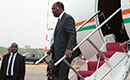 Arrivée de S.E.M. Alassane OUATTARA, à Yamoussoukro