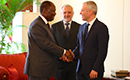 Entretien du Président OUATTARA avec M. François DE RUGY, Président de l`Assemblée Nationale Française