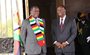 Entretien du Président de la République avec le Chef de l`Etat du Zimbabwe