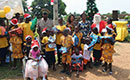 Cérémonie de remise de cadeaux aux enfants de la pouponnière de Dabou