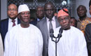 Présidentielle 2015: Olusegun Obasanjo reçu en audience par Alassane Ouattara