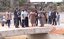 Assainissement: la ministre visite les ouvrages réalisés dans le bassin du Gourou