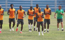 CAN 2015/Guinée Equatoriale: Séance d`entrainement des Eléphants
