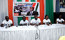 Conférence de presse de la Jeunesse unie pour la nouvelle Côte d`Ivoire