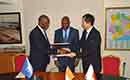 Signature d’une convention Cote d’Ivoire-Japon-PNUD pour le renforcement de la protection civile
