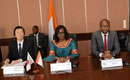 Signature d`accord don japonais au profit du gouvernement ivoirien en vue de l`amélioration des programmes télévisés et équipements de la RTI