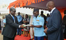 Cérémonie de remise de véhicules aux commissariats du District d`Abidjan