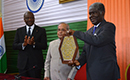 Cérémonie de remise de clé de la ville d’Abidjan à Son Excellence Monsieur PRANAB MUKHERJEE, Président de la République de l’Inde