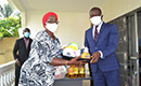 Cérémonie de remise de kits alimentaires et sanitaires aux promoteurs impactés par la crise du Coronavirus