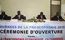 Cérémonie d`ouverture des Journées de la Francophonie 2015