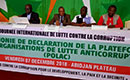 Panels organises en prélude de la journée internationale de lutte contre la corruption du 09 décembre 2018