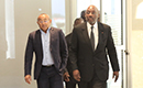 Sport/ Football: arrivée à Abidjan du président de la CAF Ahmad Ahmad