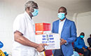 Bouaké/ Amadou Koné fait don de kits sanitaires aux établissements scolaires