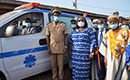 Remise officielle de la première ambulance de Bakoubly (Toulepleu)