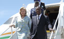 Arrivée à Constantine du Président de la République, SEM Alassane OUATTARA et de la Première Dame, Mme Dominique OUATTARA