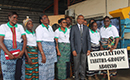 C​érémonie de remise des machines de production à l`Association des femmes merveilleuses d`Agnissankoi de la commune d`Abobo