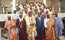 Rencontre du Président Alassane Ouattara avec des chefs traditionnels Attié, Atchan du District d`Abidjan