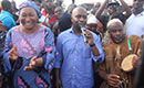 Accueil de Jean-Louis Moulot à Grand Bassam après une mission aux Etats-Unis