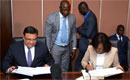 Signature du protocole financier entre la France et la Côte d`Ivoire