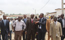 Bingerville: le ministre de la construction visite les sites de construction de logements Sociaux