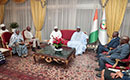 Entretien du Président de la République avec la délégation des Médiateurs des pays membres de l`UEMOA