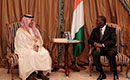 Entretien du président de la république avec le ministre Saoudien des finances