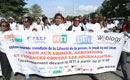 Journée mondiale de la liberté de la Presse: plusieurs centaines de journalistes marchent