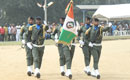 Sécurité: présentation au drapeau des nouvelles recrues de la police nationale