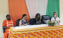 Panel de discussion entre l`ambassadrice de l`UNICEF et les jeunes de Bondoukou