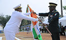 Cérémonie de passation et de prise de commandement de l`État major de la marine nationale