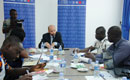 Rencontre entre le représentant de la fondation Konrad Adenauer stiftung (KAS) en Côte d’Ivoire, Florian Karner et la presse