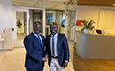 Guillaume Kigbafori Soro rencontre Charles Blé Goudé à la Haye (Pays-Bas)