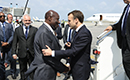 Sommet UE-Afrique: Arrivée du Président Français Emmanuel Macron