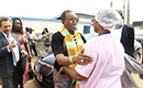 Visite de la vice présidente de la Banque mondiale à l`hôpital général d`Anyama