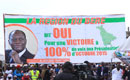 Visite du chef de l`Etat dans le district du Woroba / Etape du Béré: le Président Ouattara rencontre les populations de Mankono
