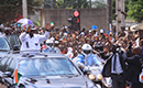 Visite d`Etat dans la région des grands ponts: le Président Ouattara à Dabou