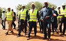Visite des chantiers de réhabilitation des CHR de Korhogo et Yamoussoukro