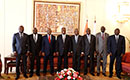 Entretien du Président de la République, S.E.M. Alassane Ouattara, avec le Président de la Commission de l`UEMOA, M. Abdallah Boureima