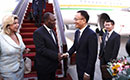 Arrivée en Chine du Président de la République, S.E.M. Alassane Ouattara