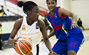 Afrobasket Dames: Match Côte d`Ivoire - Centrafrique