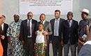 Cérémonie de remise officielle d`un bâtiment R+1 à l`école ivoirienne des sourds muets de Yopougon