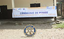 Cérémonies de remise de 40 latrines publiques à des communes du district d`Abidjan par le Rotary International