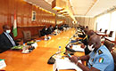 Réunion du Conseil National de Sécurité (CNS) sous la Présidence du Chef de l`Etat, S.E.M. Alassane OUATTARA