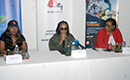 Conférence de presse de l`artiste Asa en prélude à son concert à Abidjan